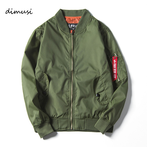 DIMUSI – blouson de bombardier pour homme, décontracté, coupe Air Force One, style polo, taille 4XL,YA692 ► Photo 1/6