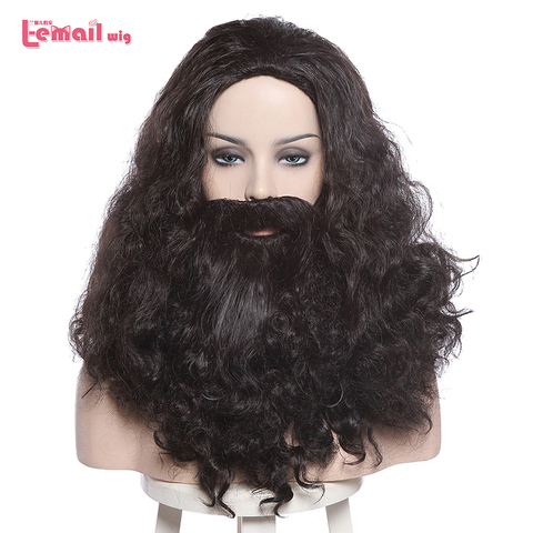 L-email-perruque pour Cosplay Albus Dumbledore, perruques Lucius Malfoy Rubeus Hagrid Bellatrix Lestrange Moive, perruque pour Halloween, coiffures synthétiques ► Photo 1/6