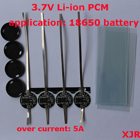 Circuit imprimé de protection de batterie Li-ion 4.2 BMS/PCM/PCB, 5 pièces/lot, 1S 5a 18650 V lipo lithium polymère ► Photo 1/1