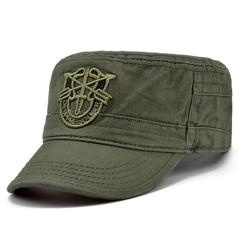2022 marque mode hommes tactique armée Camouflage casquette plate chapeaux pour femmes hommes été Camouflage armée casquettes de Baseball réglable ► Photo 1/6