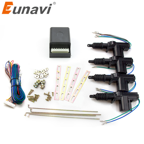Eunavi – actionneur de verrouillage universel de porte de voiture, moteur de 12 volts (Pack de 4), système d'entrée sans clé ► Photo 1/5