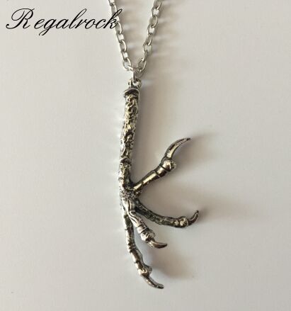 Regalrock – collier gothique en forme de corne de corbeau, bijoux à la mode, breloque tendance, Punk, aigle, Hawk Bird, Wiccan ► Photo 1/4
