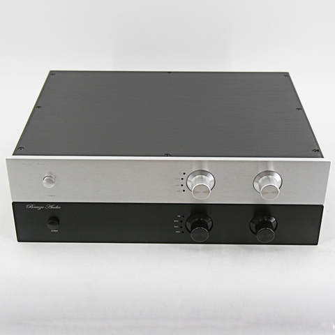 BZ4307G châssis de préamplificateur en aluminium complet et exquis boîtier amplificateur de puissance boîtier Audio boîtier bricolage 430*70*308 MM ► Photo 1/1