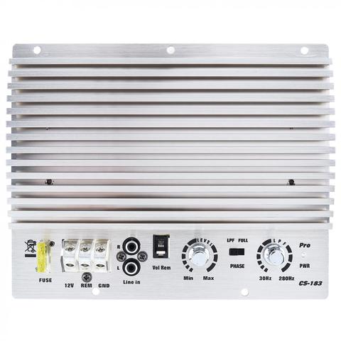 Amplificateur de puissance Audio numérique pour voiture, 1000W, classe AB, alliage d'aluminium, 2 canaux, argent, amplificateur de caisson de basses, universel, Auto ► Photo 1/6