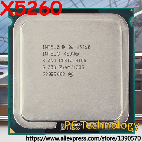 Processeur Intel Xeon X5260, Socket 771, 3.33GHz /1333MHz / 6 mo, LGA771, CPU, Original, livraison gratuite en 1 jour ► Photo 1/5