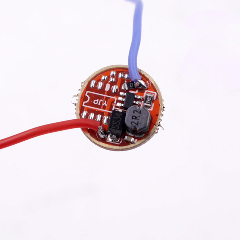 Circuit imprimé pour lampe de bricolage DIY led, 15mm, 1.2v-4.2v, 1mode, 900mA ► Photo 1/2