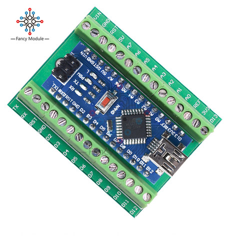 Carte d'extension de Terminal CH340 Nano IO V3.0 3.0, pilote de contrôleur ATMEGA328/P, plaque d'extension Simple pour Arduino ► Photo 1/6