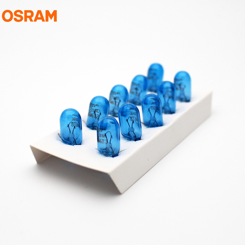 OSRAM T10 2825 – ampoule de voiture OEM, bleu froid, 12V, 5W, W5W, 4000K, lumière blanche bleue, clignotant, 10 pièces ► Photo 1/2