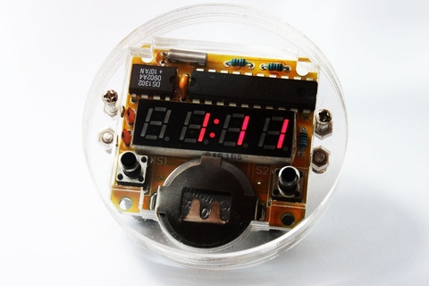 Kit d'assemblage électronique horloge led, horloge électronique à monter soi-même ► Photo 1/1