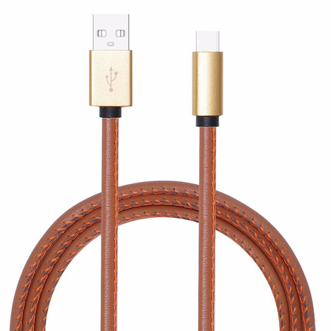Câbles USB en cuir PU tressé, pour Iphone X 8 7 6 Plus 6s 5 5s Se Ipad 2 Mini 1M ► Photo 1/6