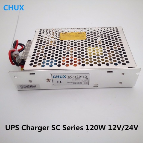 CHUX – alimentation de commutation 120W 12V, 10a 24V 5a SC-120-12v 24v, universel, UPS/fonction de Charge, moniteur SMPS ► Photo 1/6