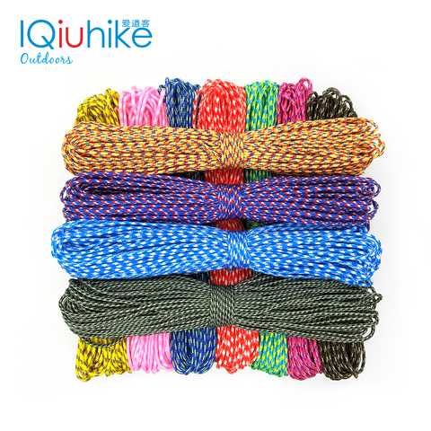 IQiuhike 50FT Paracord 2mm un stand Noyaux Paracord pour Survie Parachute Cordon Lanière Camping Escalade Camping Corde ► Photo 1/6