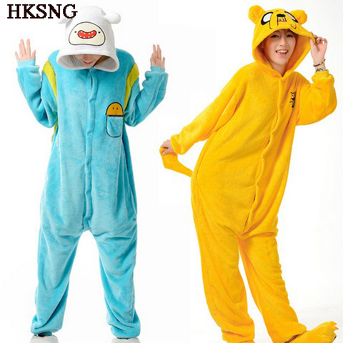 HKSNG aventure Finn Adut Kigurumi Panda chat ours Onesies adulte Animal Jack chien pyjamas Costume de fête Homewear ► Photo 1/6