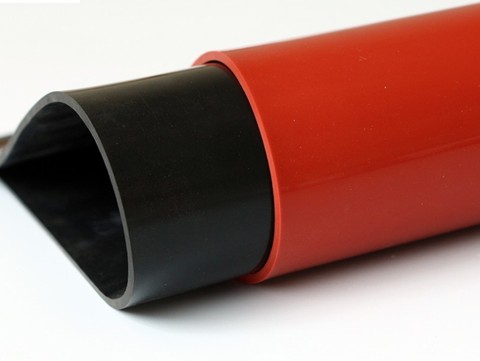 Feuille de caoutchouc en Silicone mat pour four à pression sous vide, rouge/translucide/noir, 500x500mm 1mm, résistant à la chaleur ► Photo 1/6