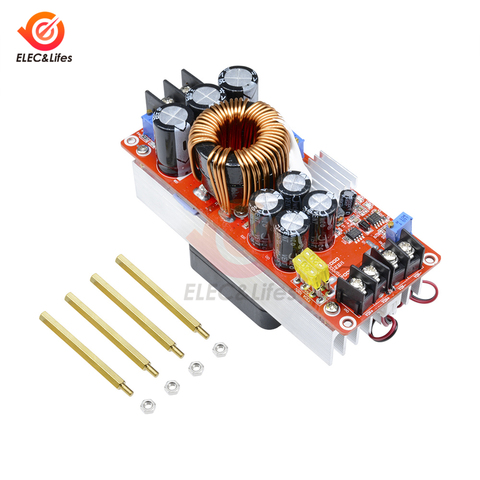 Convertisseur de Boost 1500W 30A, Module d'alimentation électrique Constant, avec ventilateur DC-DC, 10-60V à 12-90V, Module réglable ► Photo 1/6