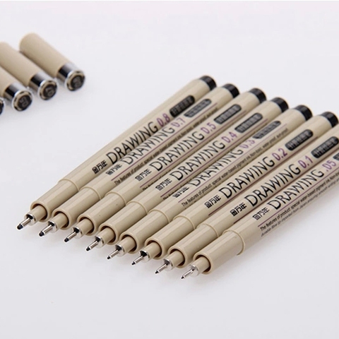 Lot de 8 stylos à crochet pour dessin à la Fine ligne, livraison gratuite ► Photo 1/6