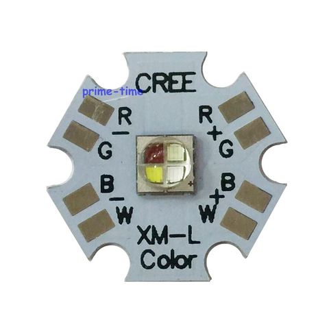 5 pièces Cree XLamp XML XM-L RGBW RGBWW rvb + blanc froid/chaud 12w 4 puce LED émetteur ampoule montée sur carte PCB étoile 20mm pour éclairage de scène ► Photo 1/6