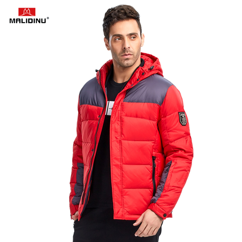 MALIDINU – doudoune en duvet pour homme, manteau de marque, chaud, Parka en Patchwork, doudoune de sport d'extérieur, collection hiver 2022 ► Photo 1/6