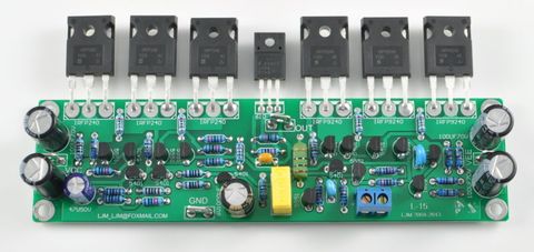 Carte d'amplificateur MOSFET à 2 canaux assemblée L15 (IRFP240 IRFP9240) -YD ► Photo 1/1