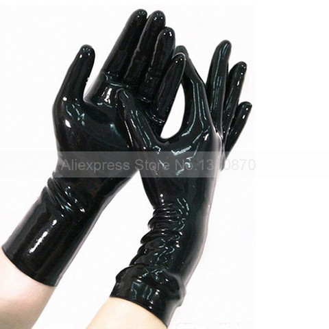 Offre spéciale! Gants courts en Latex Sexy, S-LA033 ► Photo 1/2