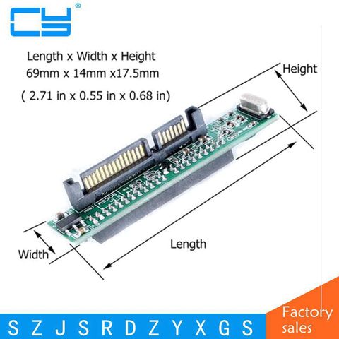 Adaptateur de disque dur SSD pour ordinateur portable, 2.5 pouces, 44 broches, 7 + 15 broches, 22 broches, 2.5 broches, nouveau convertisseur ► Photo 1/4