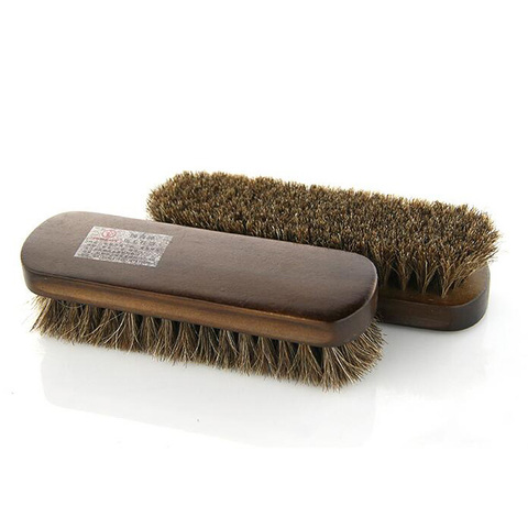 Brosse à chaussures en daim brossé, outil de polissage à l'huile, en cuir transparent, 1 pièce ► Photo 1/4