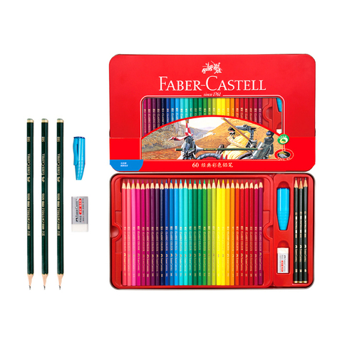 Crayons de couleur à l'huile, 12/24/36/48/60 couleurs, ensemble de crayons classiques Non toxiques, pour dessin, fournitures artistiques ► Photo 1/6