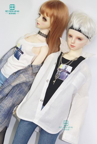 BJD accessoires poupée vêtements pour 1/3 BJD DD poupée mode petit ami chemise, gilet ► Photo 1/6