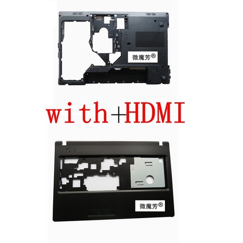 Coque inférieure et supérieure repose-paume pour Lenovo, compatible avec HDMI, nouvelle collection, G570, G575 ► Photo 1/6