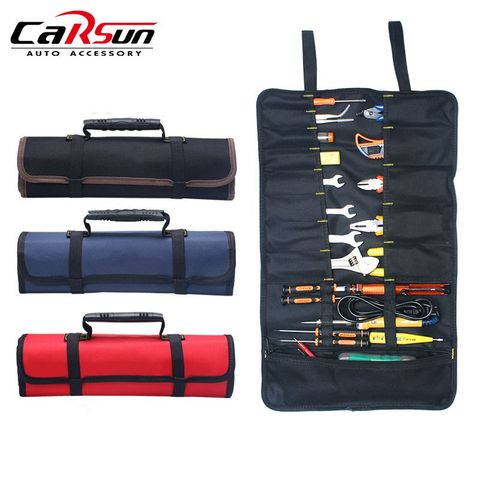 Sac de rangement en toile Oxford pour voiture, sac de rangement pour outils de réparation automobile, organisateur étanche Portable pour outils de Diagnostic ► Photo 1/6