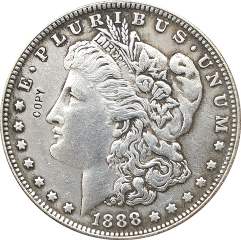 2,000 $ Morgan argent dollars différentes dates différentes années différentes marque de la menthe comprennent Liberty Peace dollars copie différente ► Photo 1/1