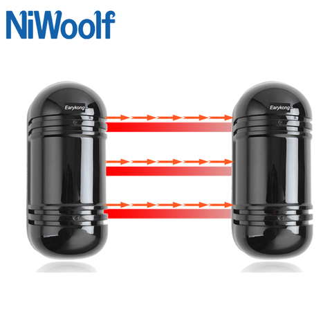 Nouveau détecteur de faisceau sans fil et filaire 433MHz | Étanche et Protection contre la foudre pour cambrioleur à domicile, système d'alarme Wifi GSM (NO & NC. ► Photo 1/5