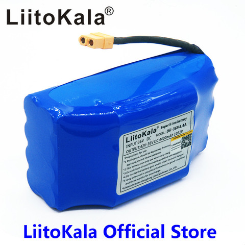 LiitoKala – batterie li-ion rechargeable 36V, 4400mah, 4,4 ah, pour scooter électrique, hoverboard, monocycle ► Photo 1/4