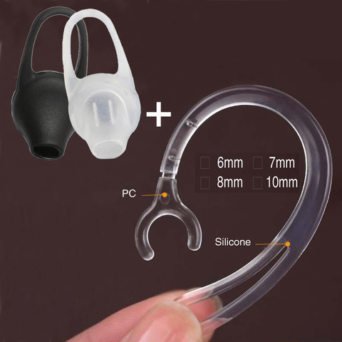 3 pièces/ensemble Silicone in-Ear Bluetooth étui pour écouteurs ensemble de crochet d'oreille couvre embouts écouteurs embouts d'oreille bouchons d'oreille coussinets d'oreille coussin pour écouteurs ► Photo 1/6