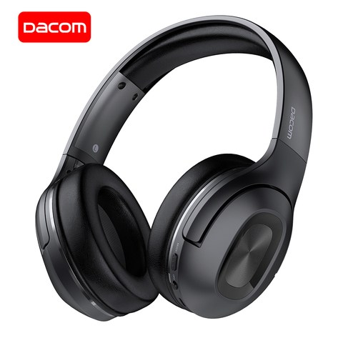 DACOM HF002 casque Bluetooth sur-oreille casque filaire/sans fil intégré micro Bluetooth 5.0 casques stéréo pour TV Samsung iPhone ► Photo 1/6