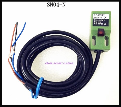 Capteur de proximité inductif NPN, 5 à 10 pièces/lot, SN04-N, 4mm, 5-36VDC, sans 3 fils, tout neuf ► Photo 1/4