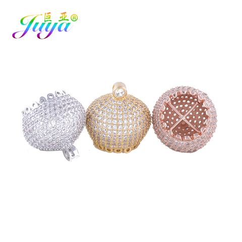 Juya – accessoires de glands faits à la main, breloques décoratives de luxe, connecteur de capuchon de perle, pendentif pour femmes, bricolage, fabrication de bijoux ► Photo 1/6