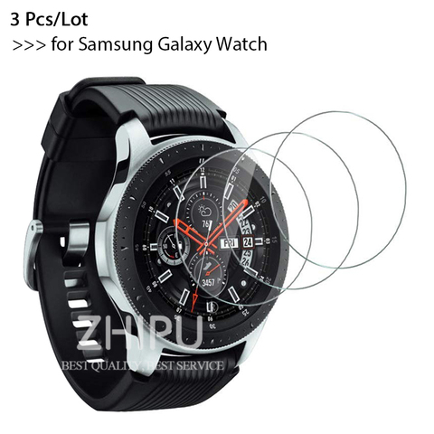 Verre trempé antidéflagrant 9H Premium, 3 pièces/lot, film de protection d'écran pour Samsung Galaxy Watch 46mm et 42 mm Version 2022 ► Photo 1/6