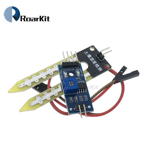 Module intelligent de capteur d'humidité de détection d'hygromètre d'humidité de sol d'électronique pour la carte de développement d'arduino robot à monter soi-même voiture intelligente ► Photo 1/6