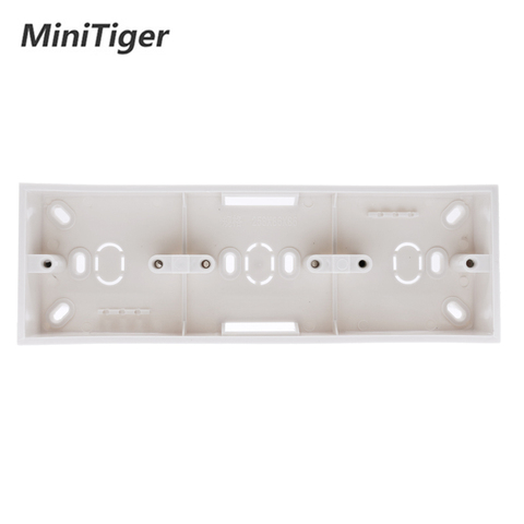 Minitiger-boîte de montage externe, 258mm * 86mm * 34mm pour interrupteur ou prise de Type 86, s'applique à toute Position de la Surface du mur ► Photo 1/6