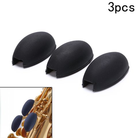 Support de pouce pour clés de Saxophone en caoutchouc, instruments à vent, pièces et accessoires, 3 pièces/lot ► Photo 1/4