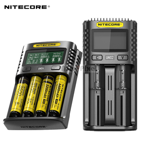 NITECORE – superbe chargeur de voiture, pour Batteries Li-ion IMR LiFePO4 Ni-MH(NiCd) 18650 17650 17670 16340 21700, UM4 UM2 SC4 ► Photo 1/6