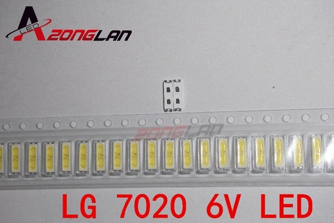 Rétroéclairage LCD pour Application TV LG 200, LED pièces, 1W, 6V, LED, blanc froid, 7020, BB72D, LED ► Photo 1/5