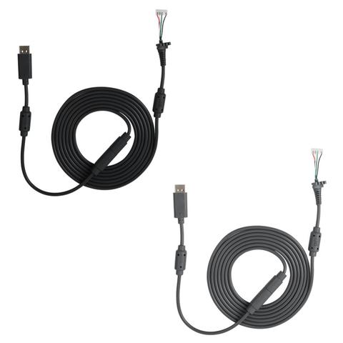 Câble de rechange USB 5 broches pour manette de jeu, adaptateur pour Xbox 360, accessoires de contrôleur filaire, haute qualité 2022 ► Photo 1/6
