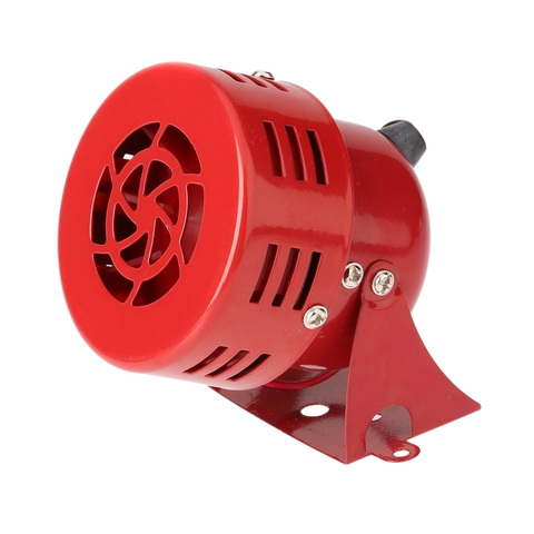 Klaxon universel rouge pour voiture et camion, alarme pour moteur de véhicule, 12V DC, 3 pouces ► Photo 1/6