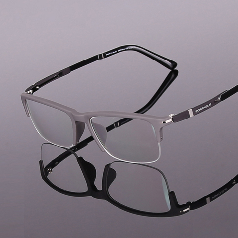 Toptical – demi-lunettes TR90 pour myopie, ultra-légères, pour homme, monture à verres fins, ordinateur ► Photo 1/6