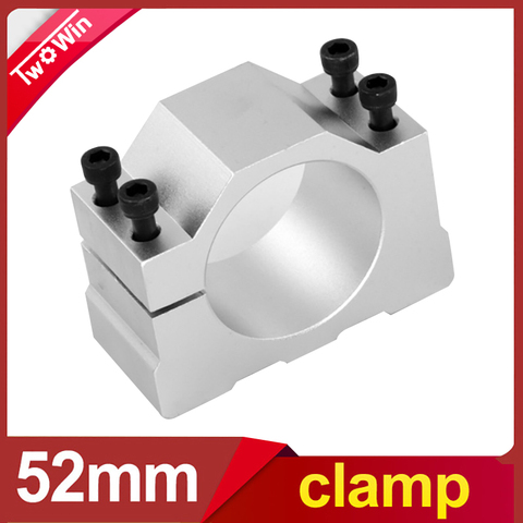 Supports de moteur de broche 52mm 57mm 65mm 80mm 100mm pince avec vis pour 0,3kw 0,4kw 0,5kw 0,6kw 0,8kw 1,5kw 2,2kw broche de machine ► Photo 1/5