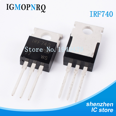 10 pièces/lot IRF740 IRF740PBF MOSFET n-chan 400V 10 ampères TO-220 Transistor Triode nouveau ► Photo 1/2