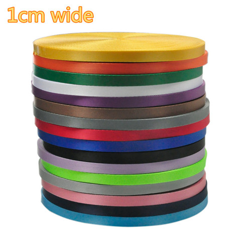 Lot de 50 fils de 10mm de large | Sangle Imitation Nylon de couleur pure pour carte de travail ► Photo 1/6