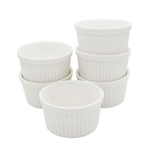 Tasse à Souffle en porcelaine ramequins en céramique 4oz/120ml paquet de 6 ► Photo 1/5